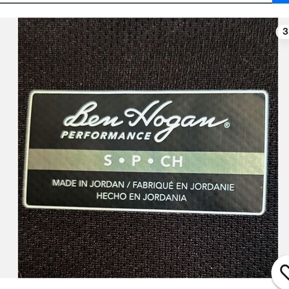 Ben Hogan Performance Stretch Polo Golf Shirt Pullover Moisture Wicking Small - Picture 8 of 8